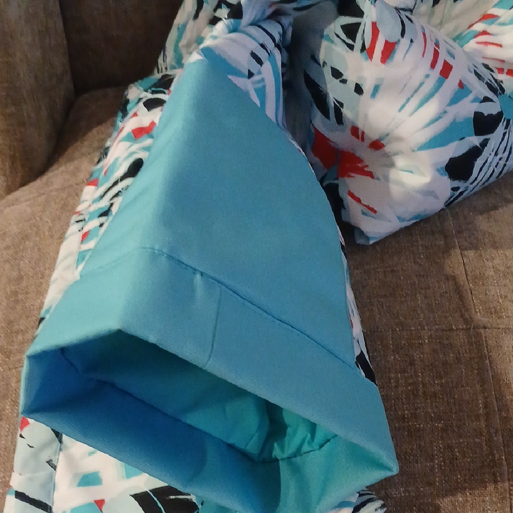 Colorful Abstract Print Pants - Picture 2 of 4